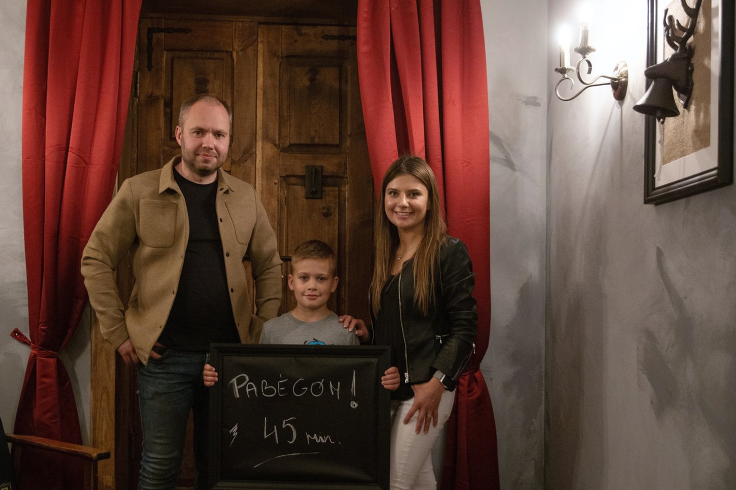 Indrė Fiodorova su šeima Kėdainiuose įkūrė pabėgimo kambarį.<br>Asmeninio albumo nuotr.