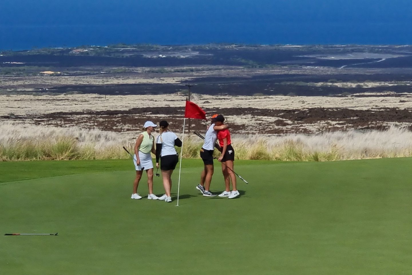 Šią savaitę Havajuose (JAV) esančiame įspūdingo grožio „Nanea Golf Club“ golfo lauke vyko JAV studentų „Nanea PAC 12“ turnyras<br> LGF nuotr.
