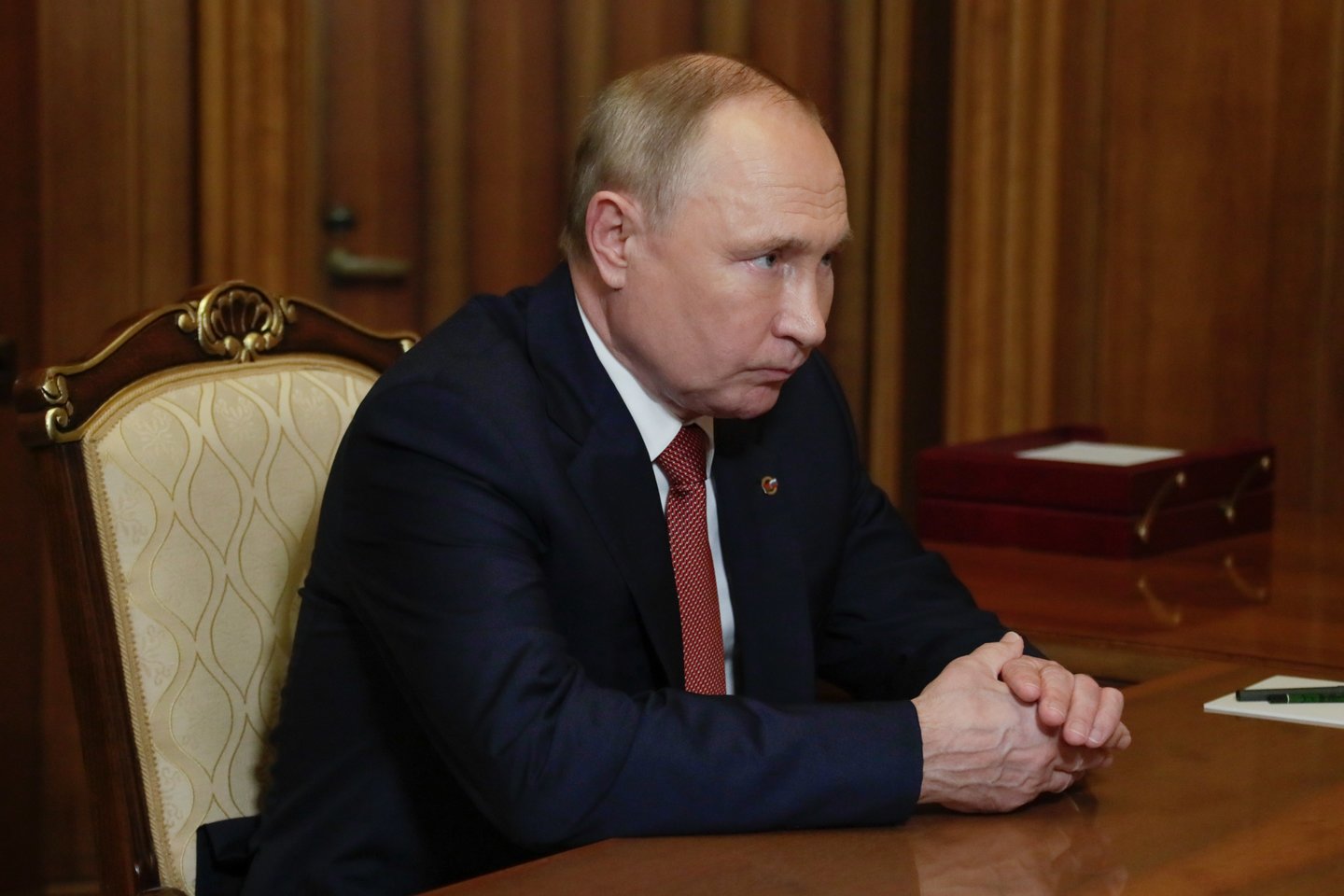 Rusijos prezidentas Vladimiras Putinas.<br>Mikhail Metzel/TASS/Scanpix nuotr.