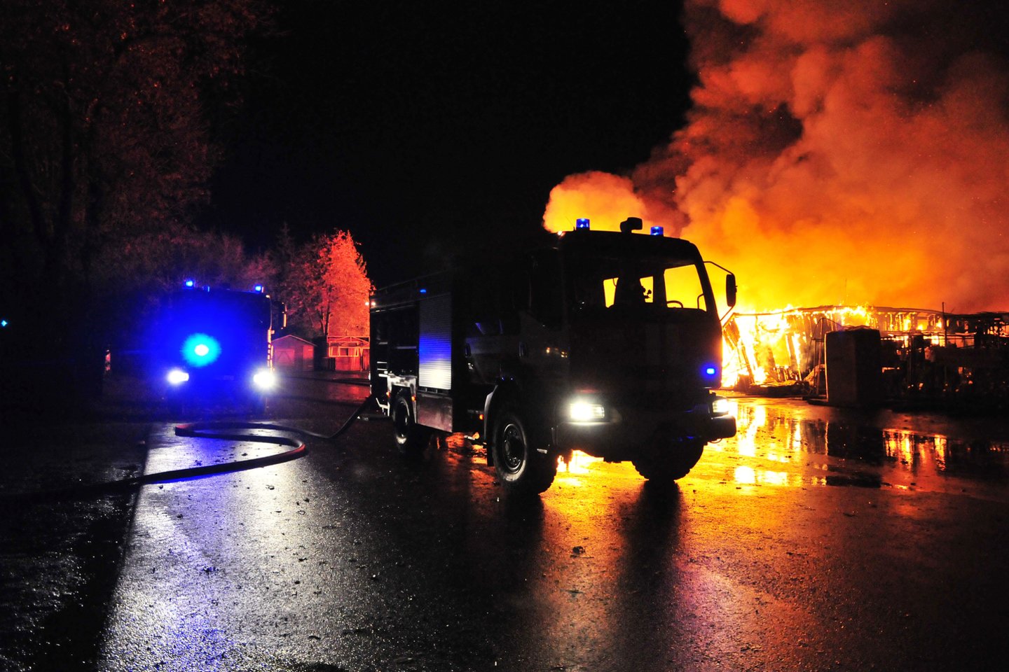 Trakų rajone liepsnojo gyvenamasis namas.