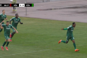 Pamatykite savo akimis: A lygoje „Kauno Žalgiris“ įmušė įvartį vos per 13 sek. nuo mačo pradžios