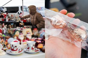 Kauno senturgyje pirkėjai neatsispiria anų laikų nostalgijai – šluoja senovines Kalėdų puošmenas