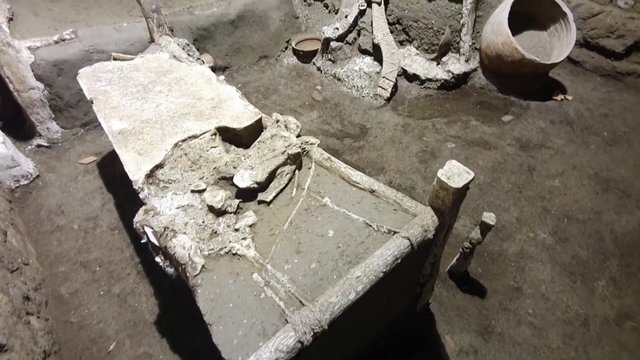 Istorinis radinys Pompėjų mieste: atkastas vergų kambarys parodė nepavydėtinas gyvenimo sąlygas