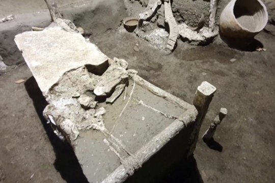 Istorinis radinys Pompėjų mieste: atkastas vergų kambarys parodė nepavydėtinas gyvenimo sąlygas