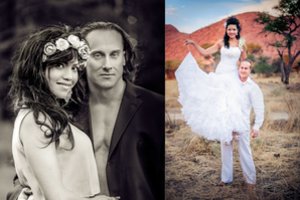 A. Pauliukevičius ir I. Adams atšventė varines vestuves: prisiminė lemtingą dieną Namibijoje