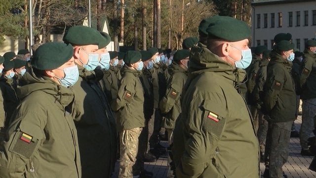 Lietuvos kariai išlydėti į misiją Irake: užtikrins bazės ir NATO personalo apsaugą