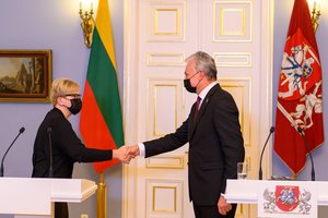 I. Šimonytė: santykiai su prezidentu yra darbingi, Konstitucijos rėmuose