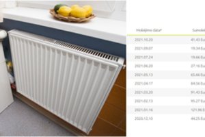 Sąskaitą už šildymą gavusi vilnietė net sustingo: „Tokios sumos tikrai nesitikėjau“