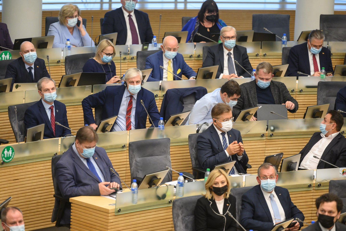  Seimas balsuoja dėl mažo kiekio narkotikų dekriminalizavimo.<br> V.Skaraičio nuotr.