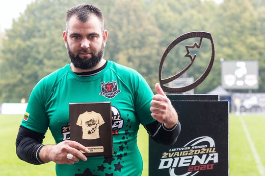 Lietuvos regbio rinktinės rekordininkas baigia karjerą nacionalinėje komandoje