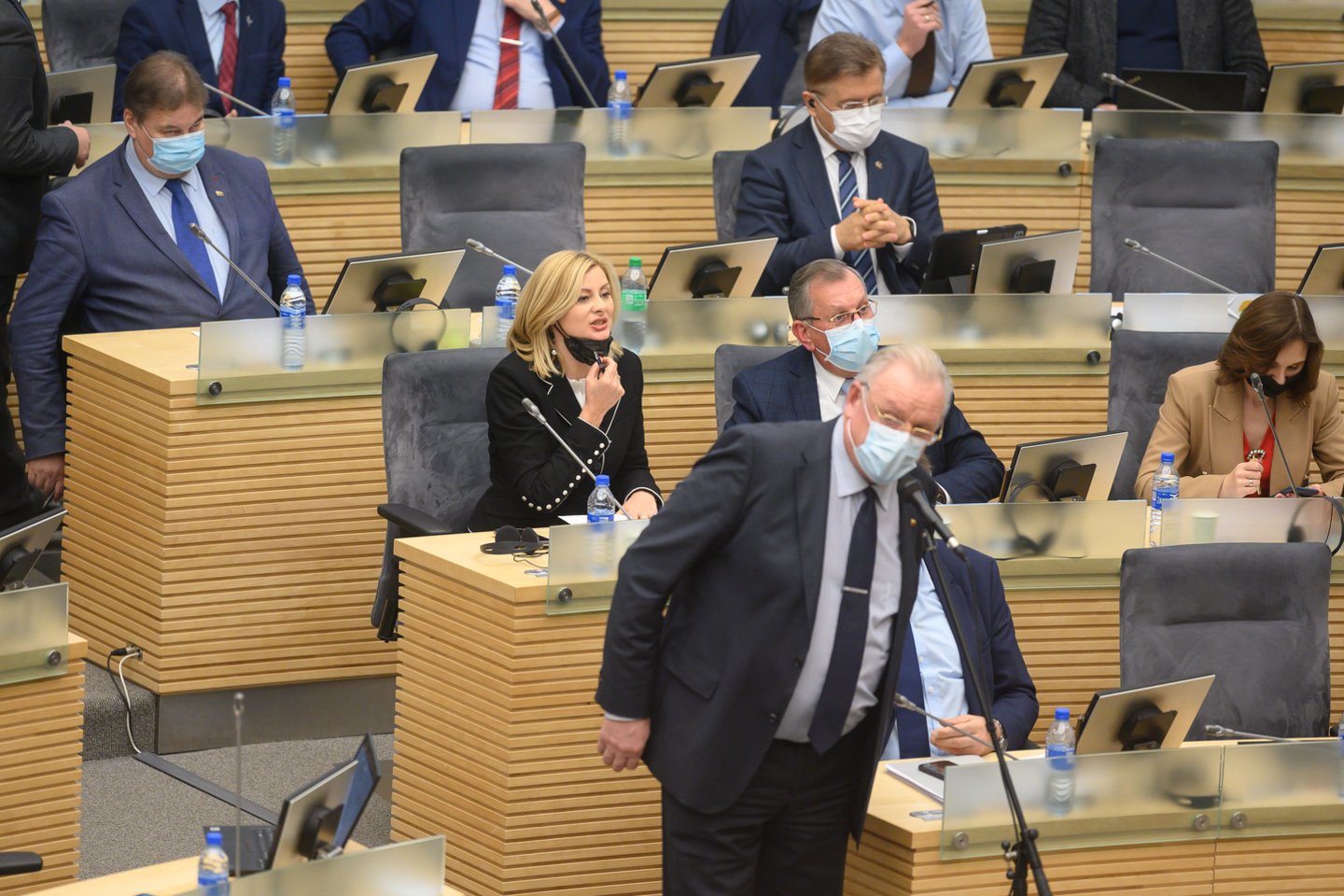 Seimas balsuoja dėl mažo kiekio narkotikų dekriminalizavimo.<br>V.Skaraičio nuotr.