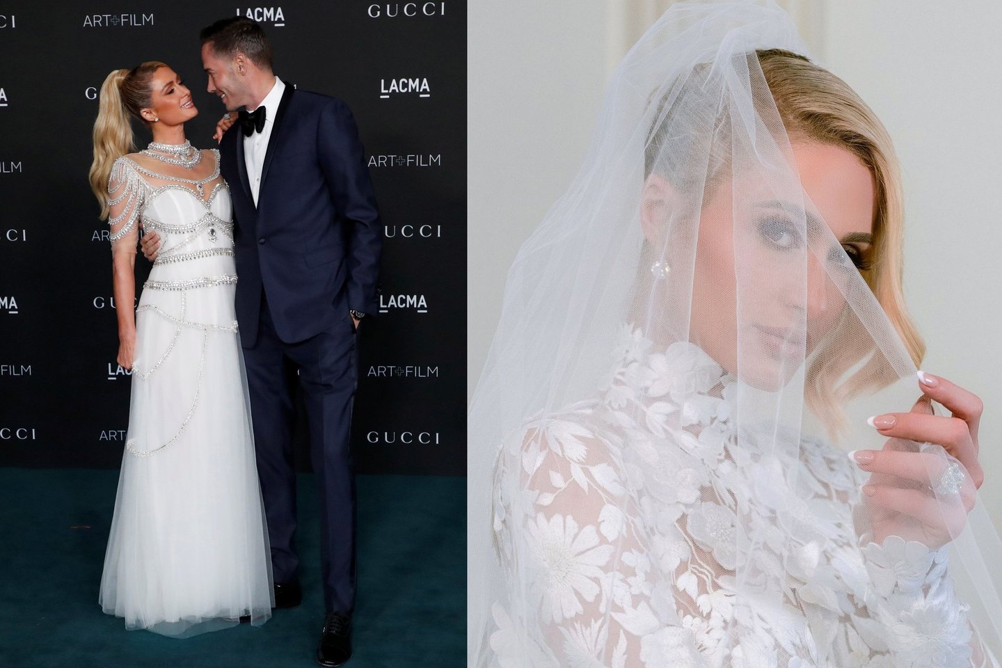 Paveldėtoja, anksčiau vakarėlių liūte tituluota Paris Hilton (40 m.) susituokė su verslininku Carteriu Reumu (40 m.).