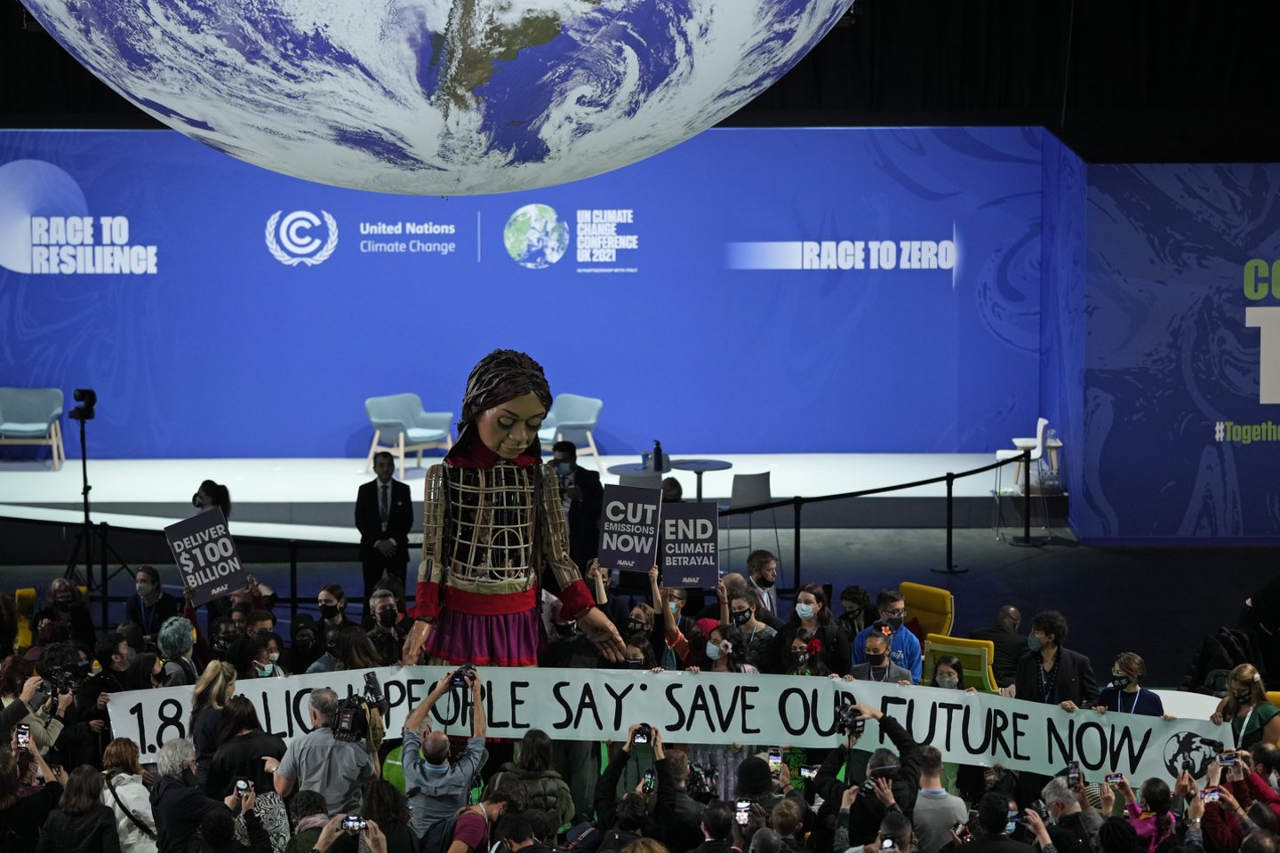 Klimato konferencija COP26.<br>AP/Scanpix nuotr.