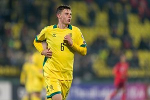 Rinktinės sudėtyje įsitvirtinantis B. Šatkus: „Džiaugiuosi, kad gaunu savo šansus“