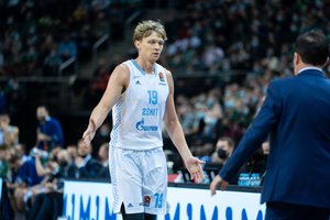 Sportinę formą atgaunantis M. Kuzminskas padėjo „Zenit“ ekipai parklupdyti „Olympiakos“