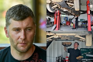 Autoserviso Aukštaitijos kaime savininkas pasakė, kuo senų mašinų varikliai pranašesni už naujų