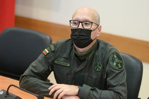R. Liubajevas: sunku prognozuoti, ar prie Lenkijos esantys neteisėti migrantai nebus nukreipti į Lietuvos pasienį