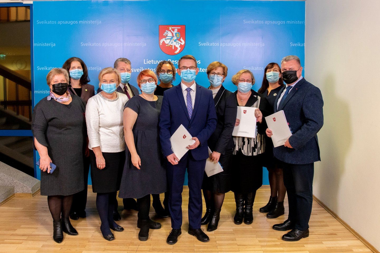 Pasirašyta nauja Lietuvos nacionalinės sveikatos sistemos (LNSS) šakos kolektyvinė sutartis.<br>Pranešimo spaudai nuotr.