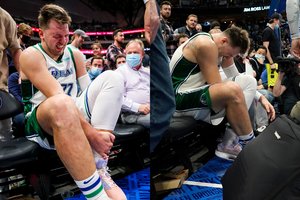 Džiaugsmą persmelkė nerimas: „Mavericks“ pergalės fone – L. Dončičiaus trauma