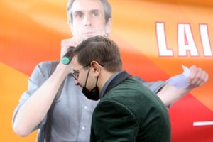 Policija įspėjo kardomąją priemonę pažeidusį A. Kandrotą-Celofaną