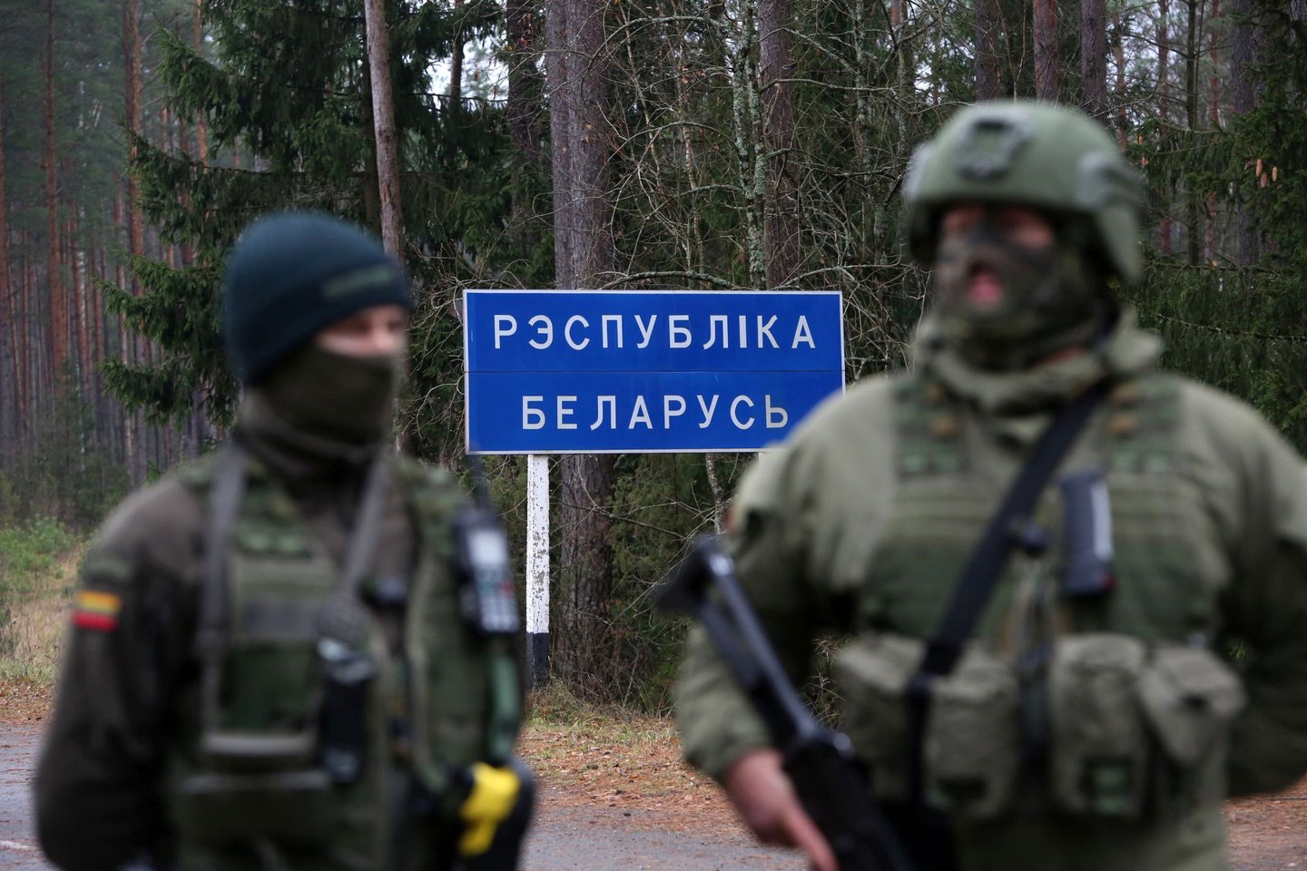 Europos Taryba ragina „nutraukti kančias“ prie Baltarusijos sienos.<br>M.Patašiaus nuotr.