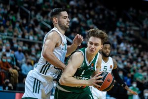 Dešimtuoju bandymu „Žalgiris“ Eurolygoje pagaliau triumfuoja – namie palaužė „Panathinaikos“