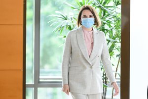 Dėl skambučio A. Lukašenkai prabilo ir S. Cichanouskaja