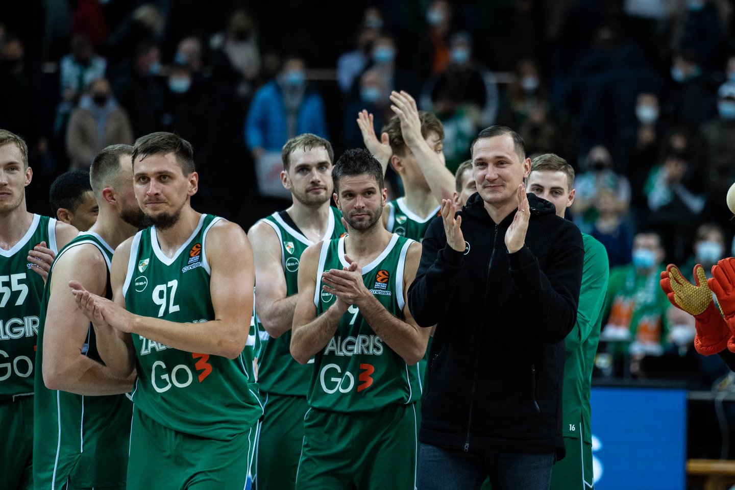 „Žalgiris“ iškovojo pirmąją pergalę Eurolygoje.