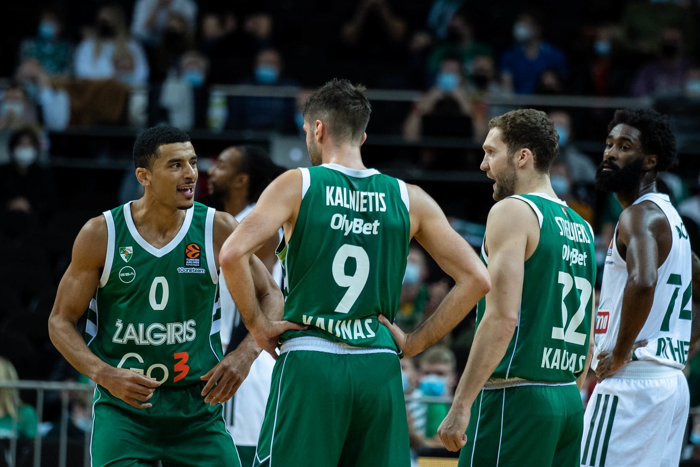 „Žalgiris“ iškovojo pirmąją pergalę Eurolygoje.<br>G.Bitvinsko nuotr.