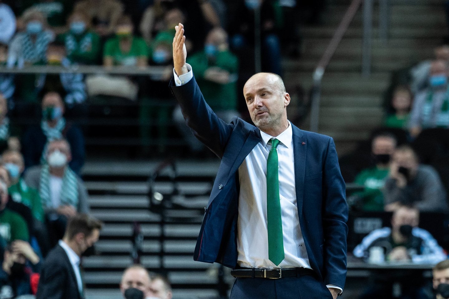 „Žalgiris“ iškovojo pirmąją pergalę Eurolygoje.<br>G.Bitvinsko nuotr.