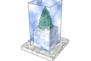 Išskirtinė Klaipėdos eglutė nustebins ne vieną: jos aukštis vos 55 cm