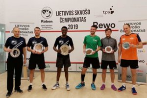 Lietuvos skvošo čempionate kovos net aštuonios grupės iš keturių Europos šalių