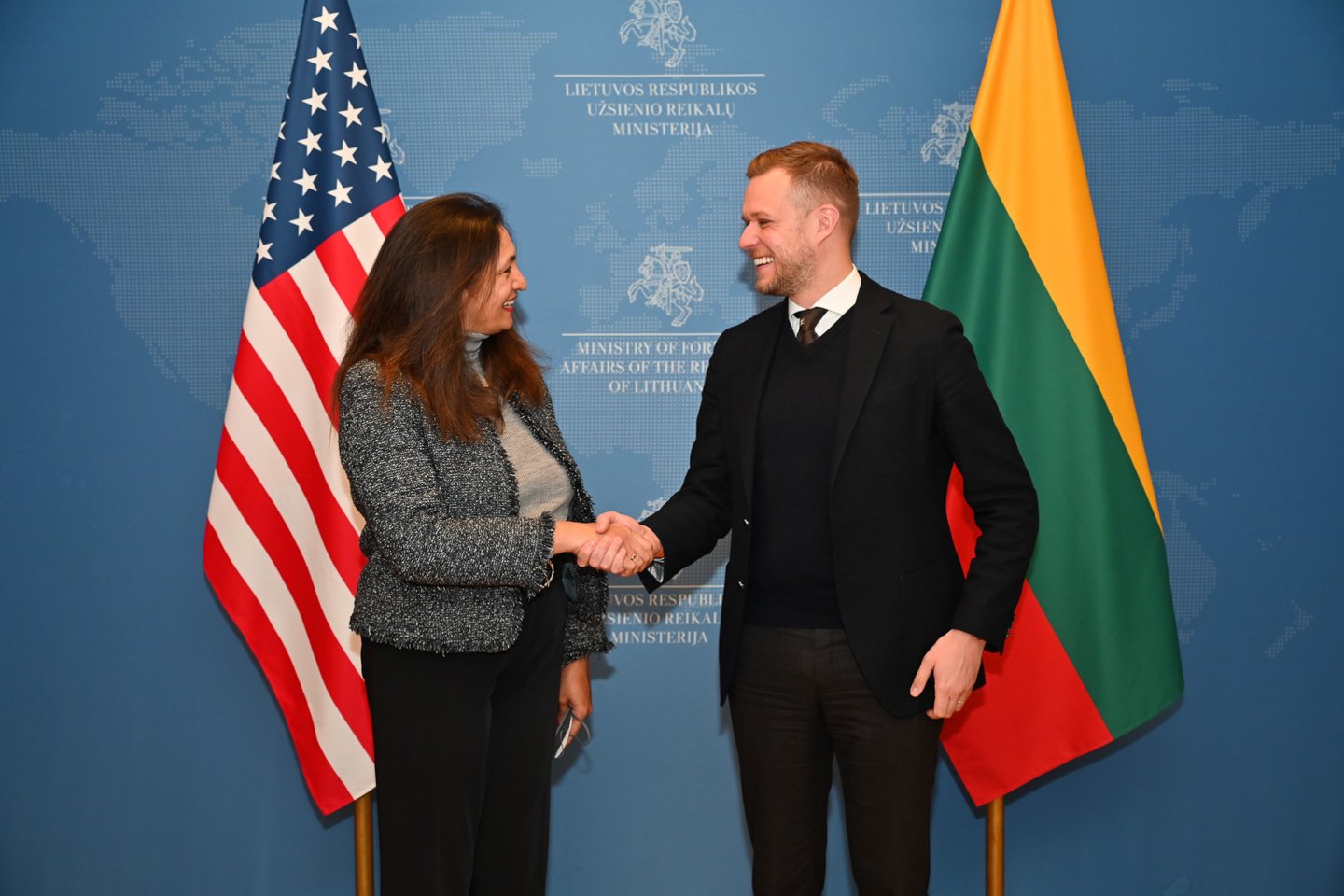  Diplomatinis susitikimas Vilniuje.<br>Užsienio reikalų ministerijos nuotr.