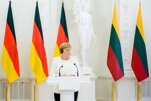 A. Merkel papasakojo G. Nausėdai savo pokalbio su A. Lukašenka turinį