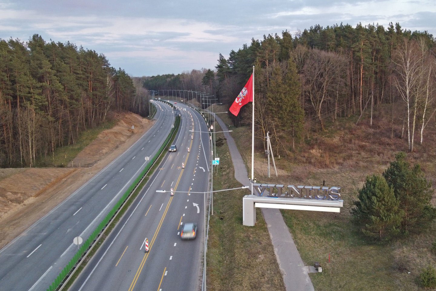 Naujas Paparčių viadukas turėtų būti pastatytas iki kitų metų birželio 18 d.<br>A.Vaitkevičiaus nuotr.