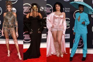 Amerikos muzikos apdovanojimuose žvaigždės demonstravo originalumą