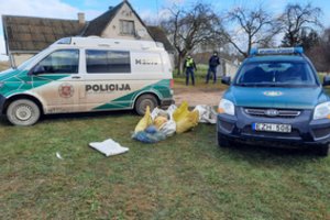 Į aplinkosaugininkų rankas pakliuvo net 29 statomieji tinklai: bendras ilgis siekia beveik 3 km