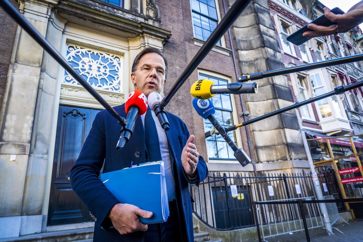 Nyderlandų premjeras Markas Rutte.<br>AFP/Scanpix nuotr.