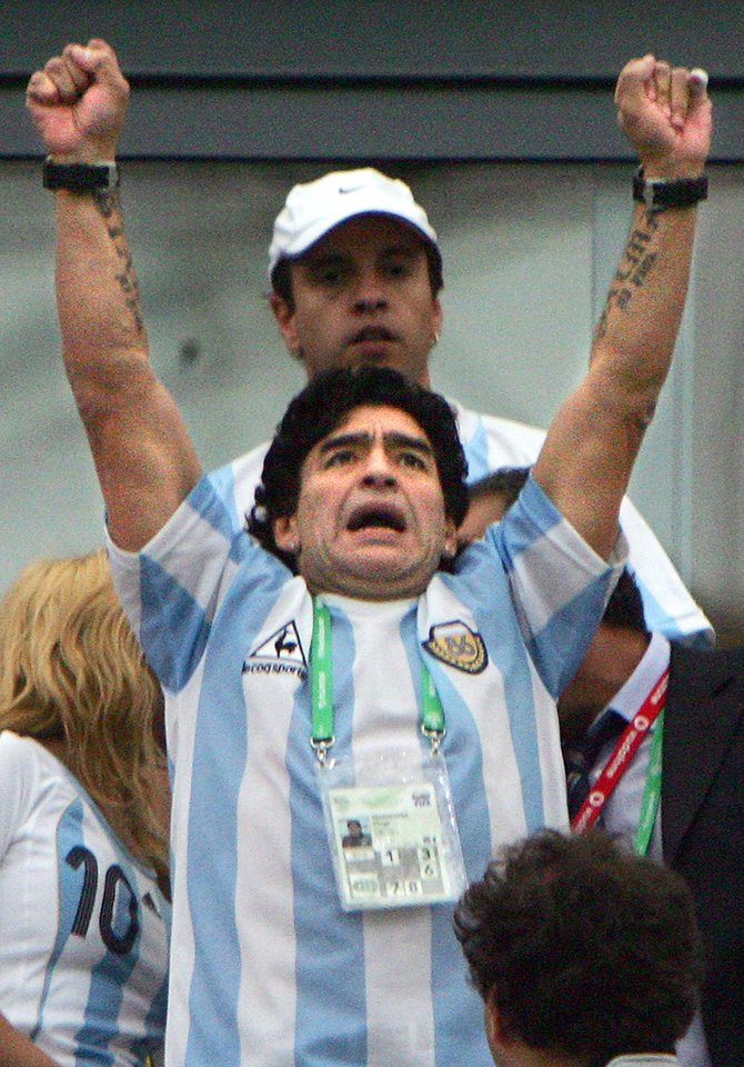 Diego Maradona palaidotas be širdies.<br>IS/Scanpix.com nuotr.