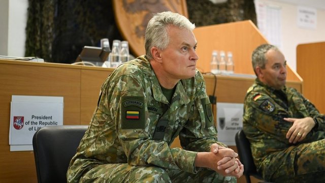 Minint Lietuvos kariuomenės dieną G. Nausėda pasidžiaugė pasiekimais: tapome pavyzdžiu kitiems