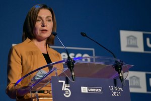 Moldovos prezidentė: šalies energetikos sistemos sujungimas su Rumunijos – prioritetas