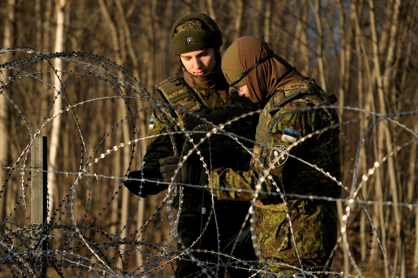 Estijos ir Baltarusijos pasienis,<br>Reuters/Scanpix nuotr.