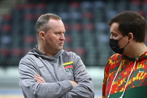 Lietuvos rinktinės treneris K. Maksvytis turi aiškią žinią – įvertino surinktos komandos pajėgumą ir įvardino būsimus lyderius