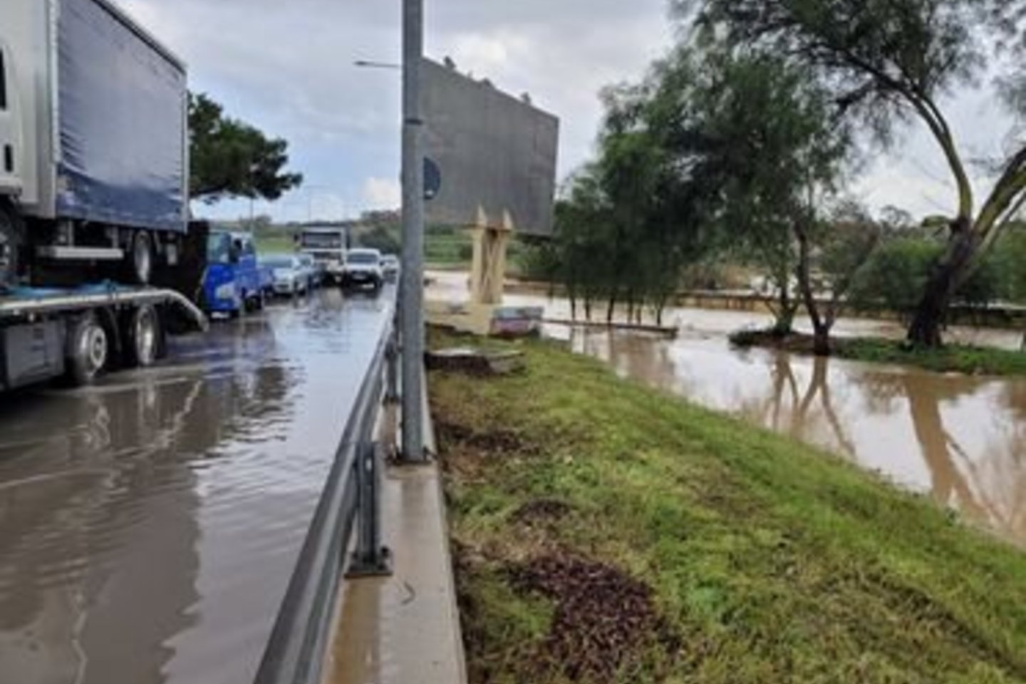 Potvyniai Maltoje, Salinoje. <br>A.Kuznecovaitės nuotr.
