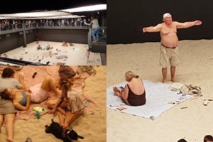 Maskvoje „Saulę ir jūrą“ rodžiusiam teatrui sunkiausia buvo rudenį nupirkti maudymosi kostiumėlių