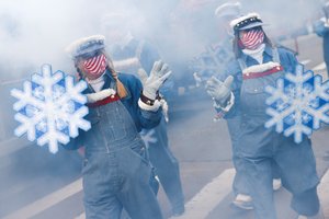 Į Niujorką su visais įprastais atributais sugrįžo tradicinis Padėkos dienos paradas