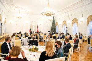 Maldos pusryčiuose prisimintas ir į paskutiniąją kelionę išlydimas legendinis Lietuvos partizanas J. Jakavonis-Tigras