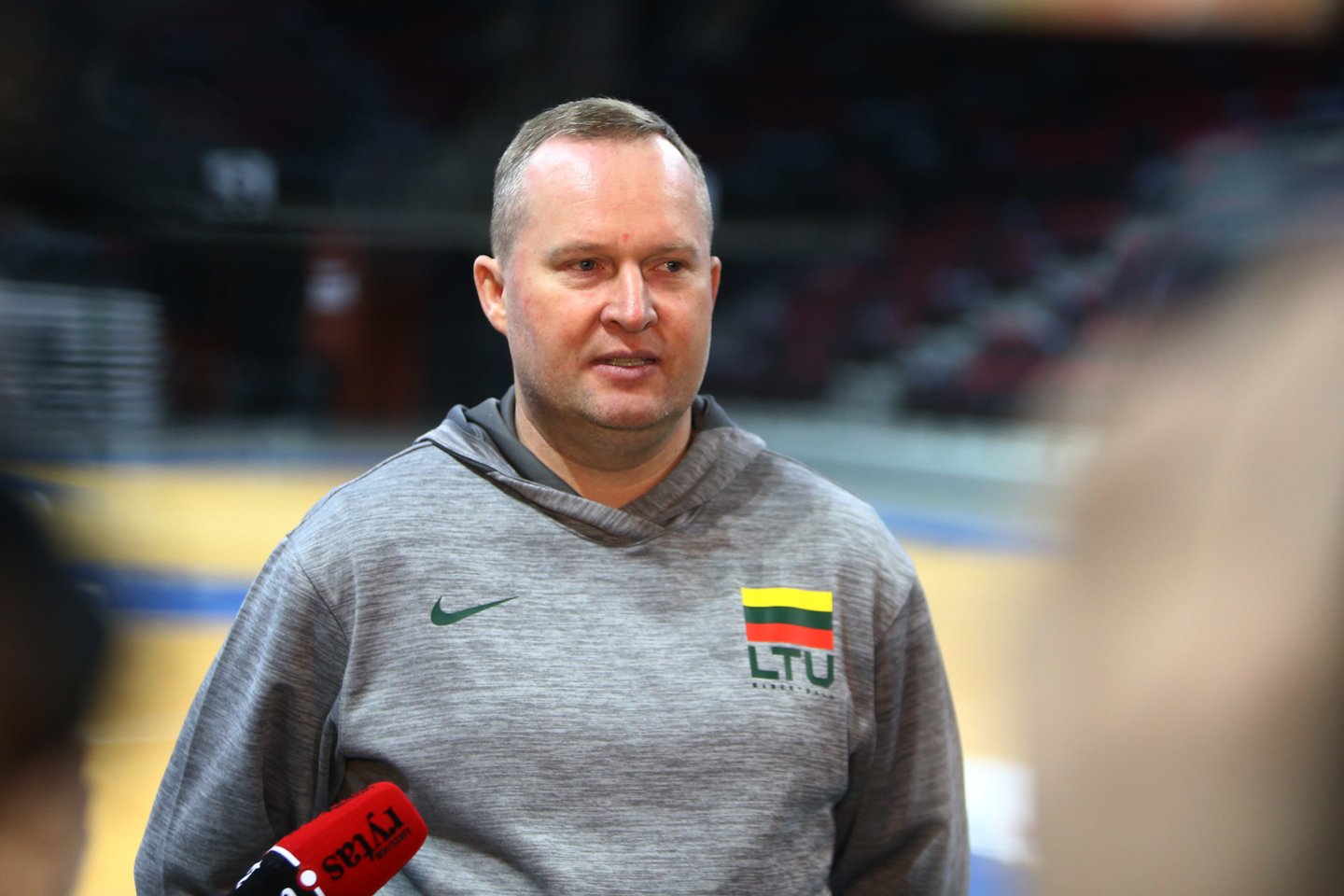 Lietuvos krepšinio rinktinės treneris K.Maksvytis.<br>G.Šiupario nuotr.