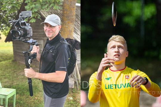  Kino operatorių Mykolą Alekną su disko metiku sieja ne tik vardas ir pavardė