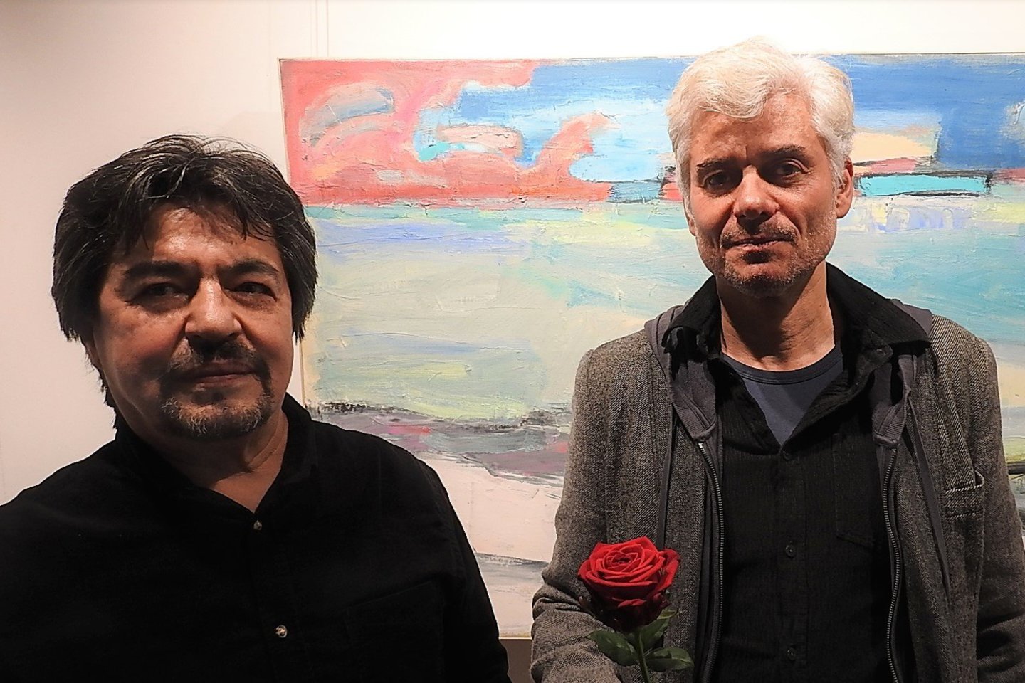  I.Barotis ir T.Kiauka uostamiestyje pristatė bendrą savo kūrybos parodą "Ke(dė)lionė".<br> G.Pilaičio nuotr.
